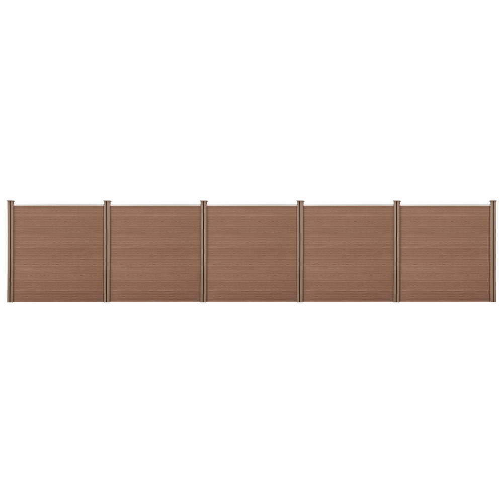 Gartenzaun Getafe WPC mit Pfosten versch. Farben neu.holz - premiumXL