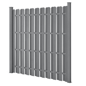 WPC Gartenzaun 185x193 cm [neu.holz] - premiumXL
