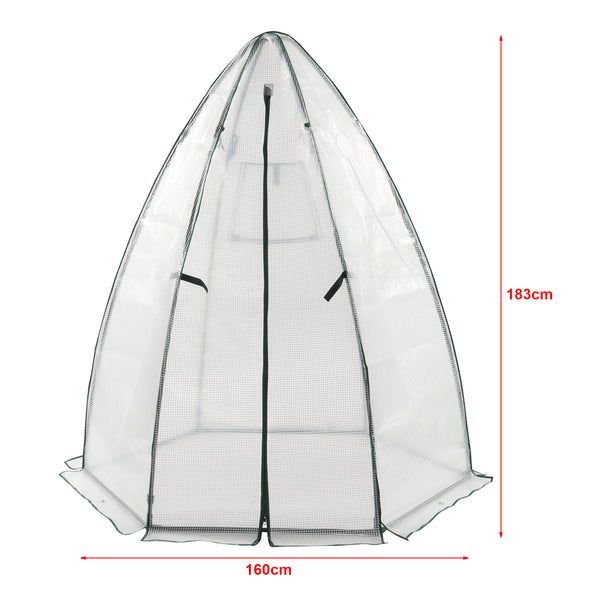 Gewächshaus Hunze in versch. Farben und Größen [en.casa]
