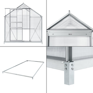 Gewächshaus Oisterwijk Alu-Rahmen [en.casa]