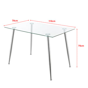 Glastisch Hyrynsalmi in versch. Farben [en.casa]