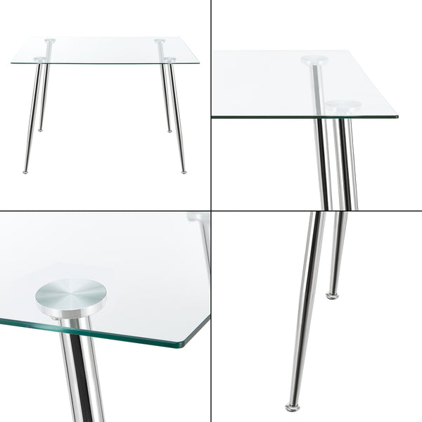 Glastisch Hyrynsalmi in versch. Farben [en.casa]