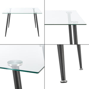 Glastisch Hyrynsalmi in versch. Farben [en.casa]