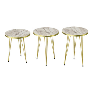 Satztisch Ry 3er Set in versch. Farben [en.casa]