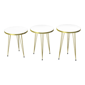 Satztisch Ry 3er Set in versch. Farben [en.casa]