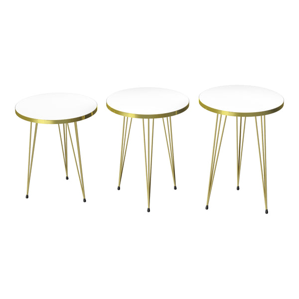 Satztisch Ry 3er Set in versch. Farben [en.casa]