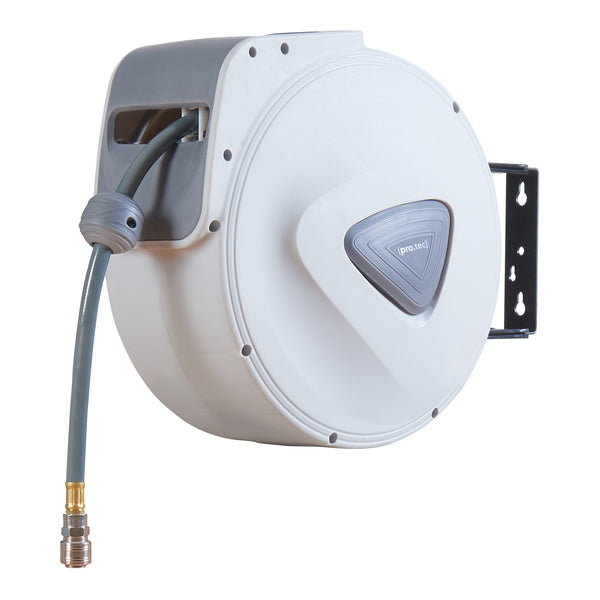 Druckluftschlauchtrommel Nassau Weiß/Grau [pro.tec]