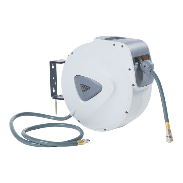 Druckluftschlauchtrommel Nassau Weiß/Grau [pro.tec]