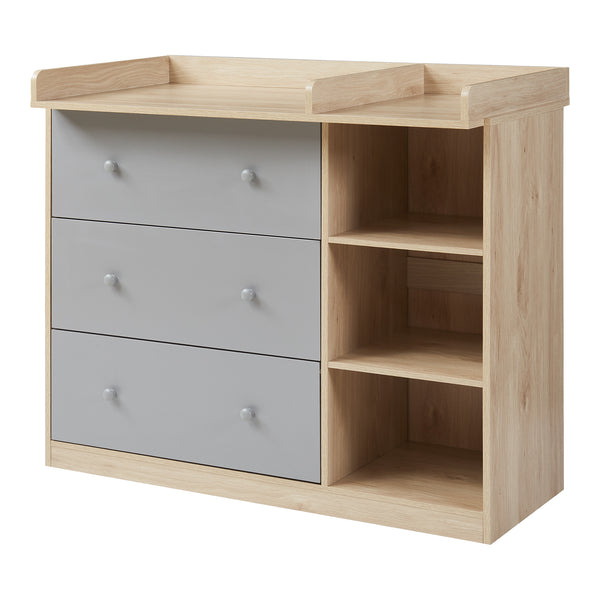 Wickelkommode Beldinupp mit Wickelauflage [en.casa]