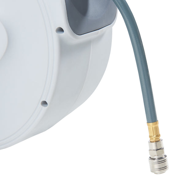 Druckluftschlauchtrommel Nassau Weiß/Grau [pro.tec]