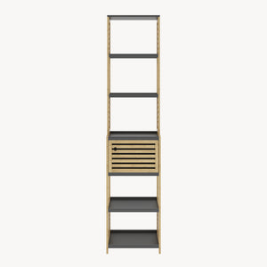 Badregal Kydesby Bambus Natur/Grau [en.casa]