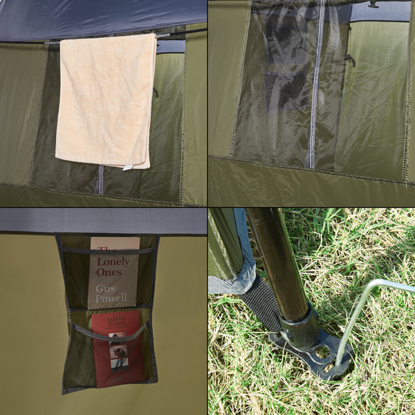 Pop-Up Duschzelt Ayas 150x150x200 cm [pro.tec]