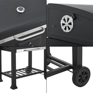 Grillwagen Arnad Schwarz [casa.pro]