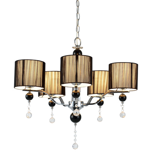 Kronleuchter Santarém 52 x Ø 64 cm Kristall/Chrom lux.pro