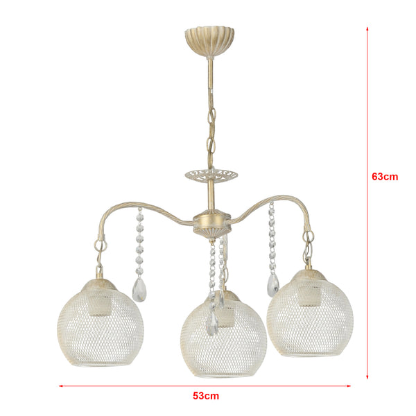 Hängeleuchte Randalstown 2/3-flammig in versch. Farben [lux.pro]