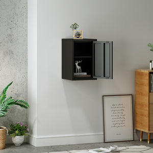 Hängeschrank Burlöv 50x33x35 cm Stahl [en.casa]
