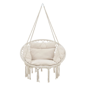 Hängesessel Kailua Max. 150 kg Indoor Outdoor mit Kissen casa.pro