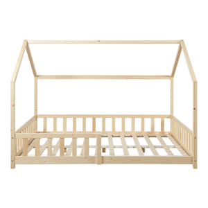 Hausbett Hesel mit Rausfallschutz [en.casa]