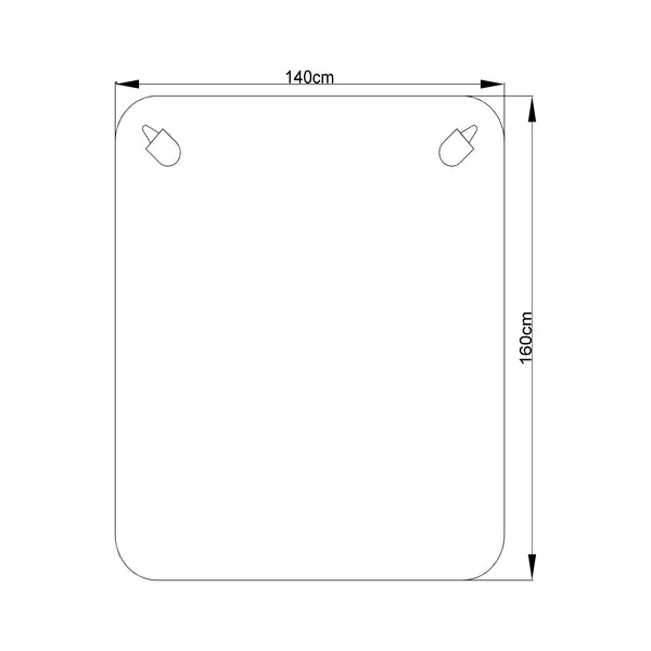 Elektrische Heizdecke 230V 50Hz Weiß [casa.pro]