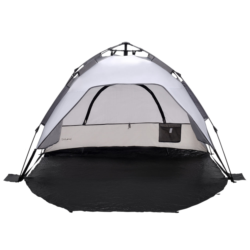 Strandmuschel Mullsjö Pop Up Strandzelt 215x135x140cm [pro.tec]
