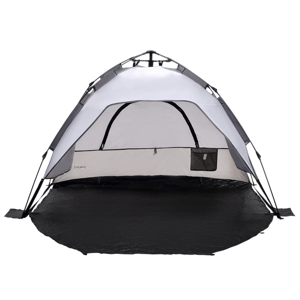 Strandmuschel Mullsjö Pop Up Strandzelt 215x135x140cm [pro.tec]