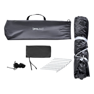 Strandmuschel Mullsjö Pop Up Strandzelt 215x135x140cm [pro.tec]