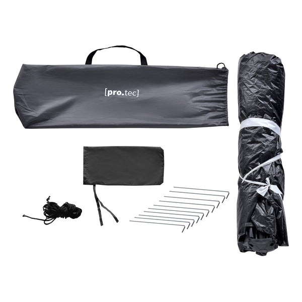 Strandmuschel Mullsjö Pop Up Strandzelt 215x135x140cm [pro.tec]