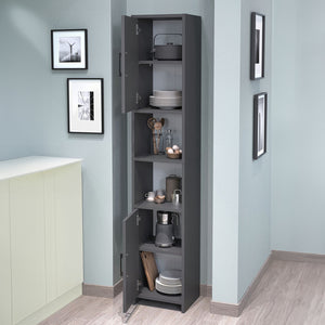 Hochschrank Rautrina 180x35x30 cm [en.casa]