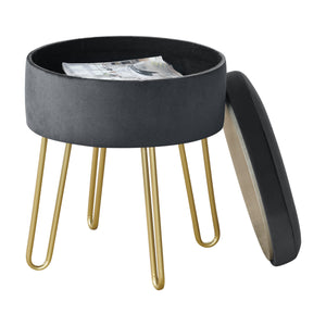 Sitzhocker Siders 48x38x38 cm MDF/Metallgestell versch. Farben en.casa