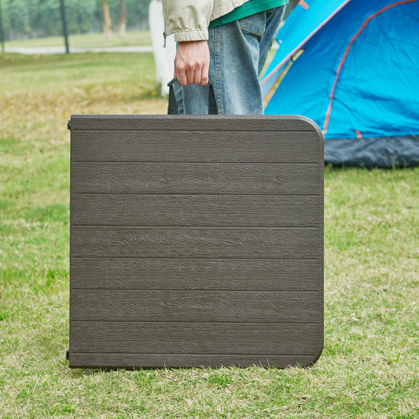 Höhenverstellbarer Klapptisch Adelfia 120x60cm [en.casa]