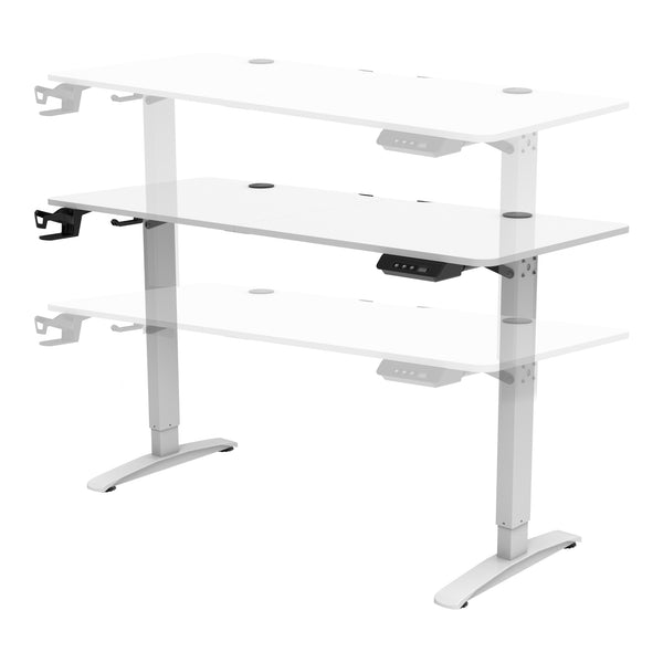 Höhenverstellbarer Tisch Salinas elektrisch 140x60cm in versch. Farben [pro.tec]