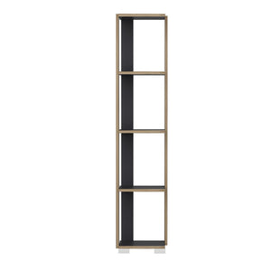 Bücherregal Aalestrup mit 4 Ebenen 153 x 34 x 26 cm in versch. Farben [en.casa]