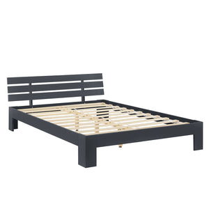 Holzbett Eksjö in versch. Größen und Farben en.casa