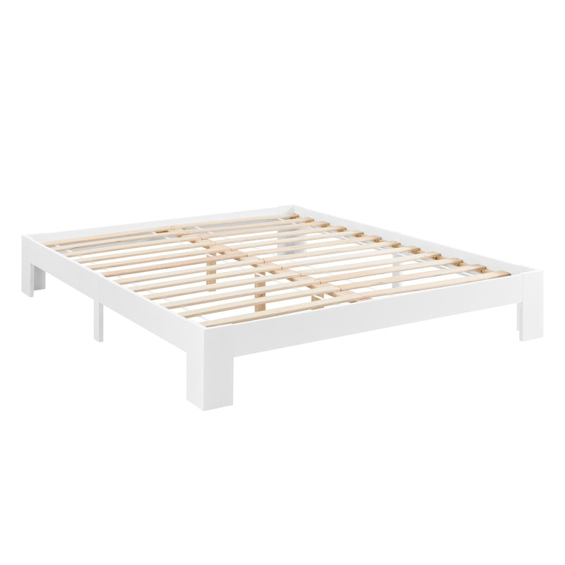 Maßskizze Holzbett Raisio Jugendbett versch. Farben und Größe en.casa