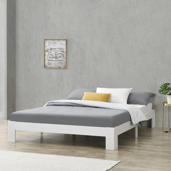 Holzbett Raisio Jugendbett versch. Farben und Größe en.casa