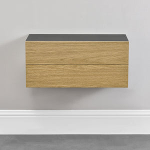 Wandregal Lekness mit Schublade in versch. Farben en.casa