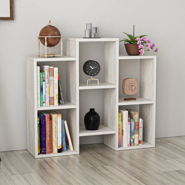 Multifunktionsregal Aabybro mit 6 Ablagefächern 76 x 85 x 22 cm in versch. Farben [en.casa]