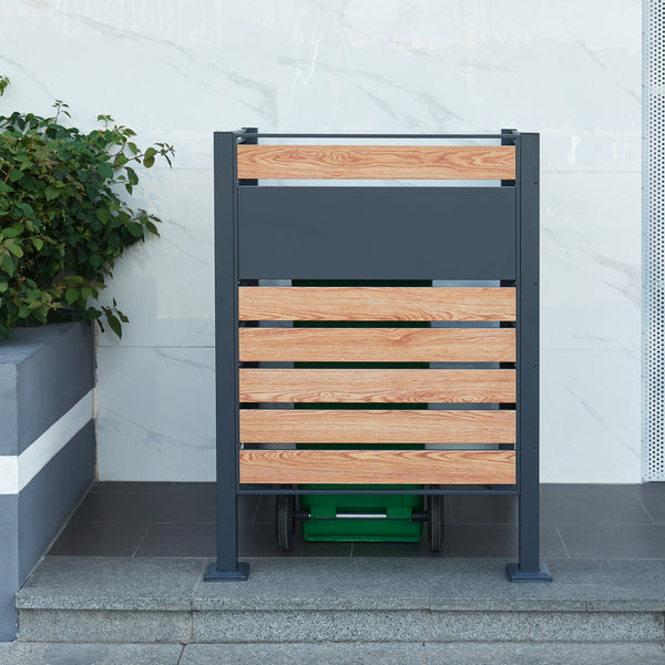 Mülltonnenzaun Uusikaupunki [en.casa]