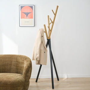 Garderobenständer Laerdal 172x49x49 cm Stahl [en.casa]