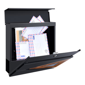 Briefkasten Schönburg 37x37x11cm Stahl in versch. Farben [en.casa]