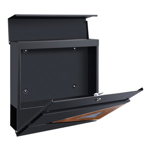 Briefkasten Schönburg 37x37x11cm Stahl in versch. Farben [en.casa]