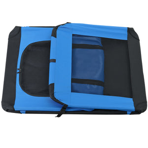 Hundetransportbox Faltbar von S bis XXXXL Transportbox 4 verschiedene Farben [pro.tec]