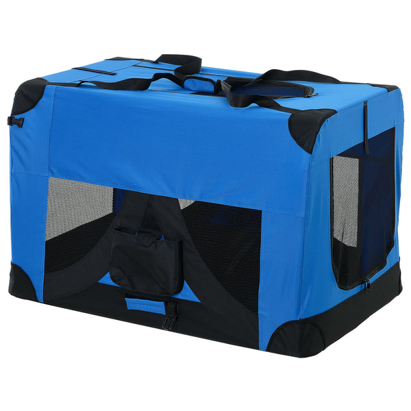 Hundetransportbox Faltbar von S bis XXXXL Transportbox 4 verschiedene Farben [pro.tec]