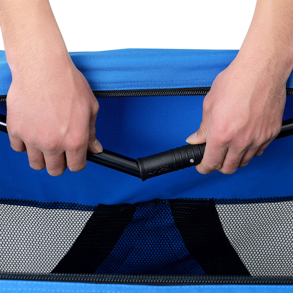 Hundetransportbox Faltbar von S bis XXXXL Transportbox 4 verschiedene Farben [pro.tec]