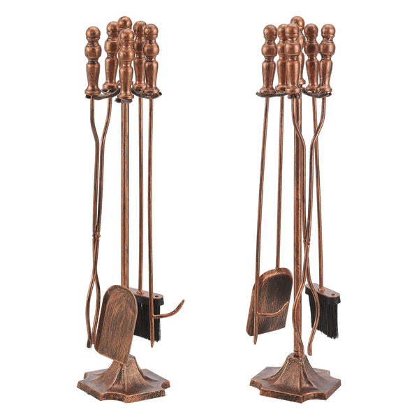 Kaminbesteck Dovre 5-teilige Kamingarnitur versch. Farben [en.casa]