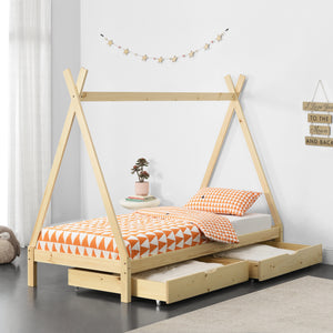 Kinderbett Maine 90x200 cm mit Schubladen [en.casa]
