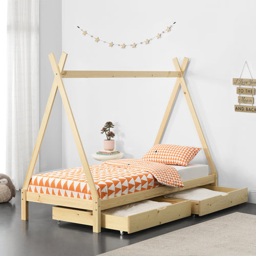 Kinderbett Maine 90x200 cm mit Schubladen [en.casa]