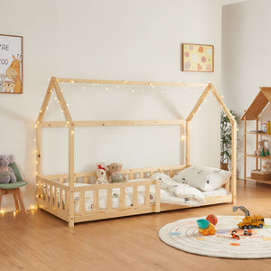 Hausbett Hesel mit Rausfallschutz [en.casa] - premiumXL