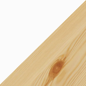 Hausbett Surnadal mit Matratze 90x200 cm Kiefernholz Weiß/Natur [en.casa]