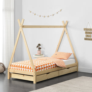 Kinderbett Maine 90x200 cm mit Schubladen [en.casa]